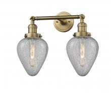  208-BB-G165 - Geneseo - 2 Light - 17 inch - Brushed Brass - Bath Vanity Light