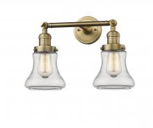  208-BB-G192 - Bellmont - 2 Light - 17 inch - Brushed Brass - Bath Vanity Light