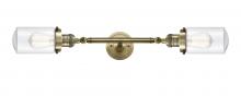  208L-AB-G312 - Dover - 2 Light - 5 inch - Antique Brass - Bath Vanity Light