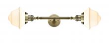  208L-AB-G531 - Oxford - 2 Light - 8 inch - Antique Brass - Bath Vanity Light