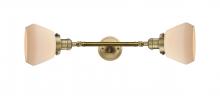  208L-BB-G171 - Fulton - 2 Light - 7 inch - Brushed Brass - Bath Vanity Light