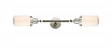  208L-SN-G311 - Dover - 2 Light - 5 inch - Brushed Satin Nickel - Bath Vanity Light