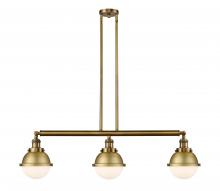  213-BB-HFS-61-BB - Hampden - 3 Light - 40 inch - Brushed Brass - Stem Hung - Island Light