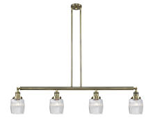  214-AB-G302 - Colton - 4 Light - 50 inch - Antique Brass - Stem Hung - Island Light