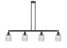  214-BK-G302-LED - Colton - 4 Light - 50 inch - Matte Black - Stem Hung - Island Light