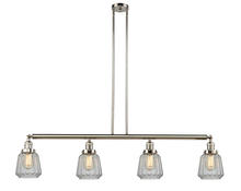  214-PN-G142 - Chatham - 4 Light - 51 inch - Polished Nickel - Stem Hung - Island Light