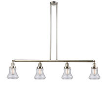  214-PN-G194 - Bellmont - 4 Light - 51 inch - Polished Nickel - Stem Hung - Island Light