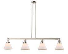  214-PN-G41 - Cone - 4 Light - 52 inch - Polished Nickel - Stem Hung - Island Light