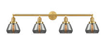  215-SG-G173 - Fulton - 4 Light - 43 inch - Satin Gold - Bath Vanity Light