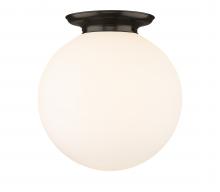  221-1F-OB-G201-18 - Beacon - 1 Light - 18 inch - Oil Rubbed Bronze - Flush Mount