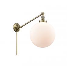 Innovations Lighting 237-AB-G201-12 - Beacon - 1 Light - 12 inch - Antique Brass - Swing Arm