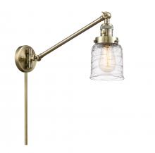  237-AB-G513 - Bell - 1 Light - 8 inch - Antique Brass - Swing Arm