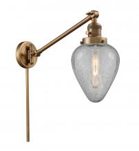 Innovations Lighting 237-BB-G165 - Geneseo - 1 Light - 8 inch - Brushed Brass - Swing Arm