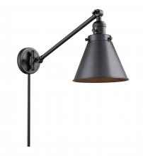 Innovations Lighting 237-BK-M13-BK-LED - Appalachian - 1 Light - 8 inch - Matte Black - Swing Arm