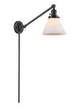  237-OB-G41 - Cone - 1 Light - 8 inch - Oil Rubbed Bronze - Swing Arm