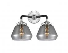 Innovations Lighting 284-2W-BPN-G173 - Fulton - 2 Light - 15 inch - Black Polished Nickel - Bath Vanity Light