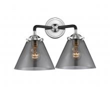 Innovations Lighting 284-2W-BPN-G43 - Cone - 2 Light - 16 inch - Black Polished Nickel - Bath Vanity Light