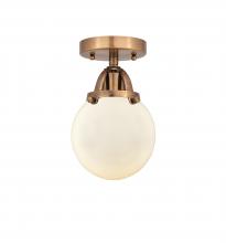 Innovations Lighting 288-1C-AC-G201-6 - Beacon - 1 Light - 6 inch - Antique Copper - Semi-Flush Mount