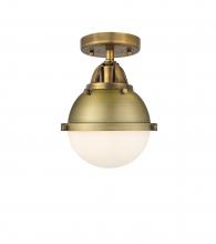  288-1C-BB-HFS-61-BB - Hampden - 1 Light - 7 inch - Brushed Brass - Semi-Flush Mount