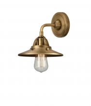 Innovations Lighting 288-1W-BB-M4-BB-LED - Railroad - 1 Light - 8 inch - Brushed Brass - Sconce