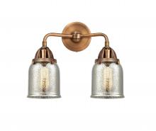  288-2W-AC-G58 - Bell - 2 Light - 13 inch - Antique Copper - Bath Vanity Light