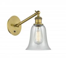 Innovations Lighting 317-1W-BB-G2812-LED - Hanover - 1 Light - 6 inch - Brushed Brass - Sconce