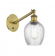 Innovations Lighting 317-1W-BB-G292-LED - Salina - 1 Light - 6 inch - Brushed Brass - Sconce