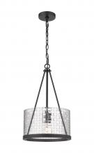 Innovations Lighting 383-1S-BK-G383C-12CL - Marissa - 1 Light - 12 inch - Matte Black - Chain Hung - Mini Pendant