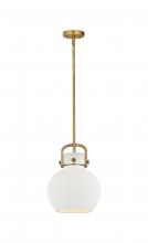 Innovations Lighting 410-1SM-BB-M410-10W - Newton Sphere - 1 Light - 10 inch - Brushed Brass - Mini Pendant