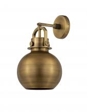  410-1W-BB-M410-8BB - Newton Sphere - 1 Light - 8 inch - Brushed Brass - Sconce