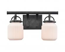 Innovations Lighting 416-2W-WZ-G416-6WH - Latreille - 2 Light - 16 inch - Weathered Zinc - Bath Vanity Light