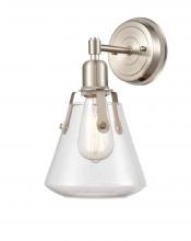  422-1W-SN-7CL - Luna - 1 Light - 7 inch - Satin Nickel - Bath Vanity Light