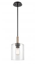 Innovations Lighting 442-1S-BK-G4424-7-LED - Paladin - 1 Light - 7 inch - Matte Black - stem hung - Mini Pendant