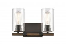 Innovations Lighting 445-2W-BK-SDY - Westlake - 2 Light - 13 inch - Matte Black - Bath Vanity Light