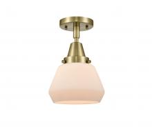 Innovations Lighting 447-1C-AB-G171 - Fulton - 1 Light - 7 inch - Antique Brass - Flush Mount