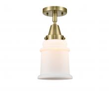  447-1C-AB-G181 - Canton - 1 Light - 6 inch - Antique Brass - Flush Mount