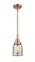  447-1S-AC-G58 - Bell - 1 Light - 5 inch - Antique Copper - Mini Pendant