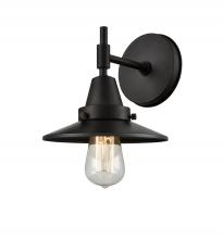  447-1W-BK-M6-BK - Railroad - 1 Light - 8 inch - Matte Black - Sconce