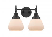  447-2W-BK-G171 - Fulton - 2 Light - 16 inch - Matte Black - Bath Vanity Light