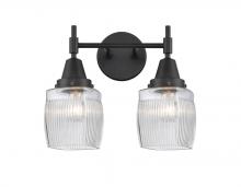  447-2W-BK-G302 - Colton - 2 Light - 15 inch - Matte Black - Bath Vanity Light