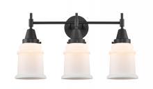  447-3W-BK-G181 - Canton - 3 Light - 24 inch - Matte Black - Bath Vanity Light