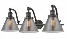 Innovations Lighting 515-3W-OB-G43 - Cone - 3 Light - 28 inch - Oil Rubbed Bronze - Bath Vanity Light