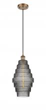 Innovations Lighting 516-1P-BB-G673-8 - Cascade - 1 Light - 8 inch - Brushed Brass - Cord hung - Mini Pendant