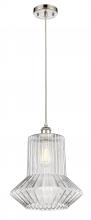 Innovations Lighting 516-1P-PN-G212-LED - Springwater - 1 Light - 12 inch - Polished Nickel - Cord hung - Mini Pendant