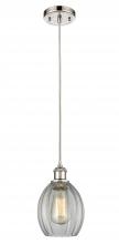 Innovations Lighting 516-1P-PN-G82 - Eaton - 1 Light - 6 inch - Polished Nickel - Cord hung - Mini Pendant