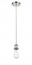 Innovations Lighting 516-1P-PN-LED - Bare Bulb - 1 Light - 5 inch - Polished Nickel - Cord hung - Mini Pendant