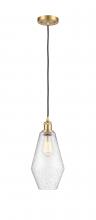 Innovations Lighting 516-1P-SG-G654-7-LED - Cindyrella - 1 Light - 7 inch - Satin Gold - Cord hung - Mini Pendant