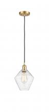 Innovations Lighting 516-1P-SG-G654-8 - Cindyrella - 1 Light - 8 inch - Satin Gold - Cord hung - Mini Pendant