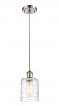 Innovations Lighting 516-1P-SN-G1113-LED - Cobbleskill - 1 Light - 5 inch - Brushed Satin Nickel - Cord hung - Mini Pendant