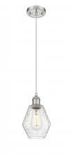 Innovations Lighting 516-1P-SN-G654-6-LED - Cindyrella - 1 Light - 6 inch - Brushed Satin Nickel - Cord hung - Mini Pendant